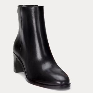 Ralph Lauren, Cassie Burnished Leather Bootie
